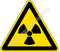 Изображение предупреждающего знака  W 05  Опасно. Радиоактивные вещества или ионизирующее излучение ГОСТ Р 12.4.026-2015